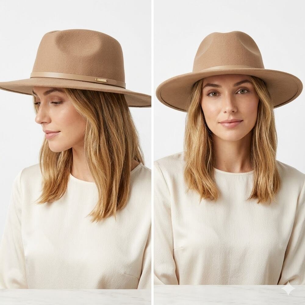 Wide-brimmed hat by Michael Kors